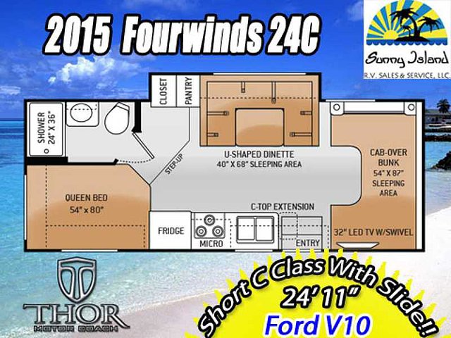 15 Thor Motor Coach Four Winds